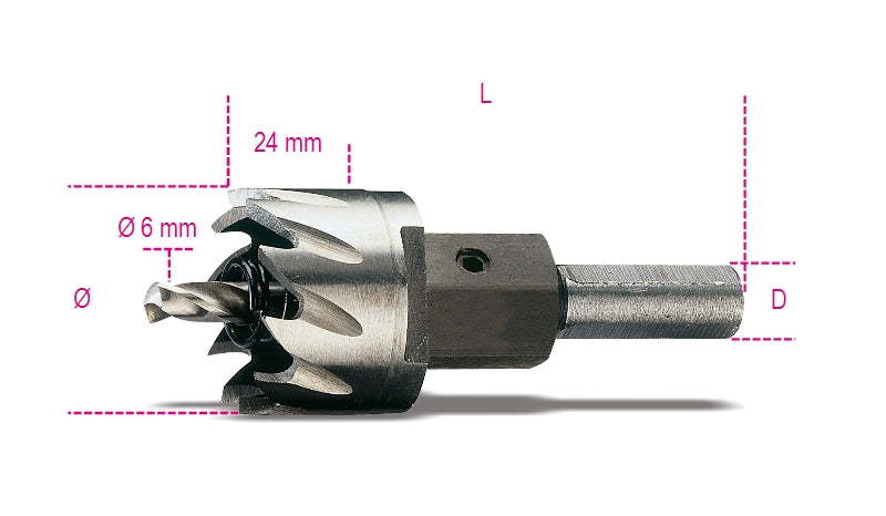 451 12-HOLE CUTTERS HSS ENTIRELY GROUND