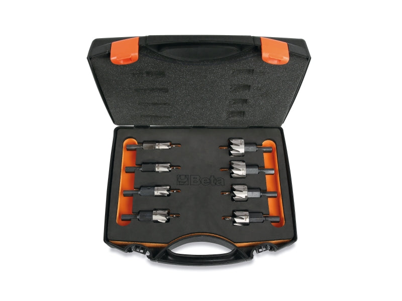 451/C8-ASSORTMENT OF 8 HOLE CUTTERS - HSS