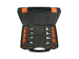 451/C8-ASSORTMENT OF 8 HOLE CUTTERS - HSS