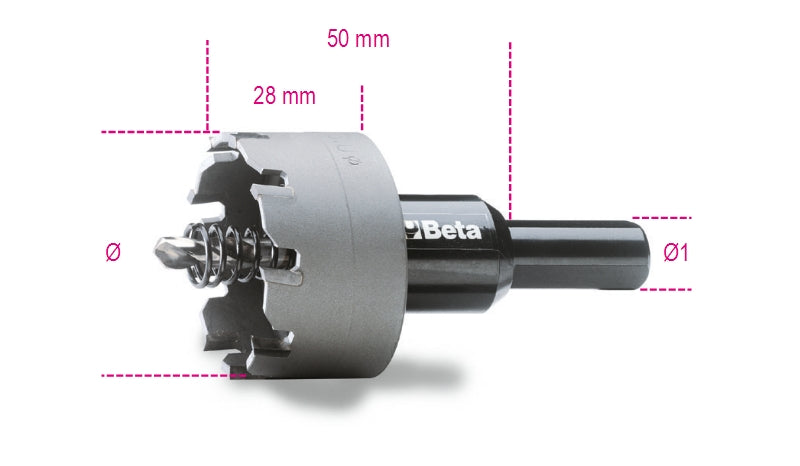 452 15-HOLE CUTTERS HARD METAL INSETS