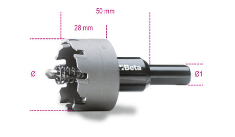 452 15-HOLE CUTTERS HARD METAL INSETS