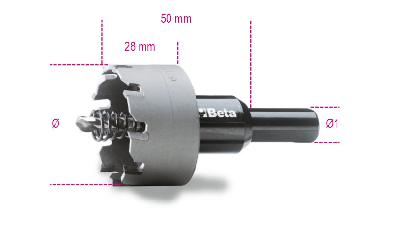 452 15-HOLE CUTTERS HARD METAL INSETS