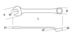45 50-COMBINATION WRENCHES HEAVY SERIES