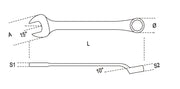 45 46-COMBINATION WRENCHES HEAVY SERIES