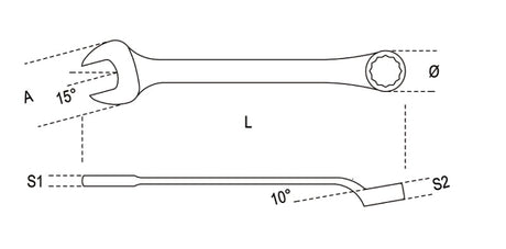 45 46-COMBINATION WRENCHES HEAVY SERIES