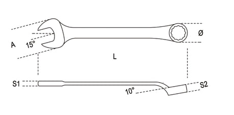 45 80-COMBINATION WRENCHES HEAVY SERIES
