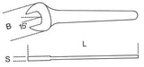 52MQ 10-SINGLE OPEN END WRENCHES 1000V