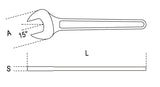 52 70-SINGLE OPEN END WRENCHES