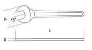 52 Single Open-End Wrench