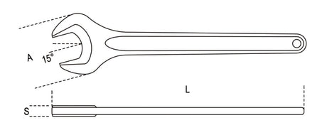 53 100-SINGLE OPEN END WRENCHES DIN 894