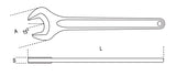 53 110-SINGLE OPEN END WRENCHES DIN 894