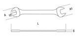 55AS 5/8X11/16-DOUBLE OPEN END WRENCHES