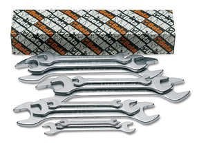 55AS/12-SET 12 DOUBLE OPEN END WRENCHES