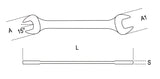 55HS 10X11-DOUBLE OPEN END WRENCHES