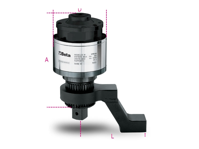 564/3R-TORQUE MULTIPL.25:1 ANTI-WIND UP
