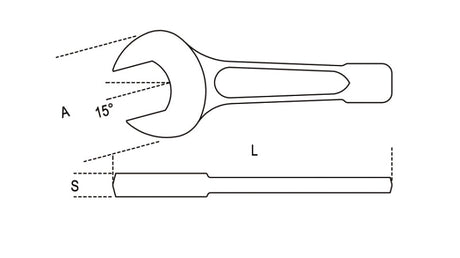 58 100-OPEN END SLOGGING WRENCHES