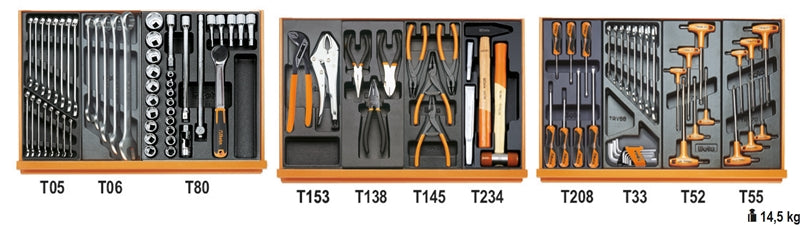 5904VG/2T-ASSORTMENT OF 99 TOOLS
