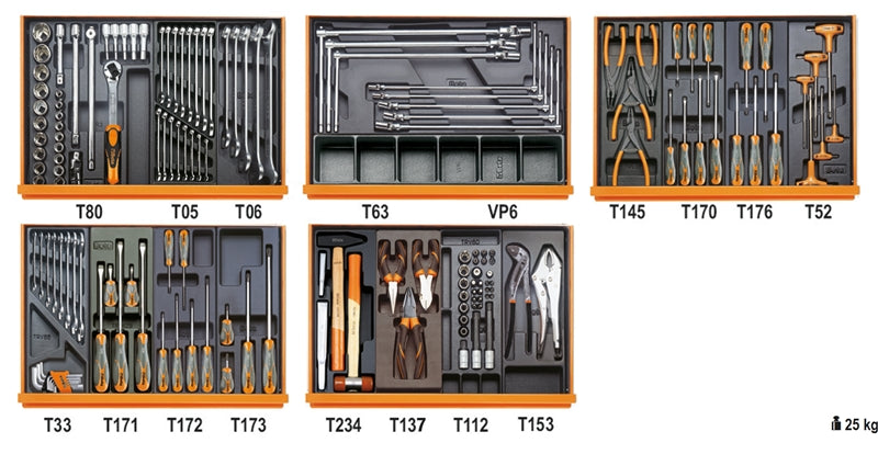 5904VG/5T-ASSORTMENT OF 153 TOOLS