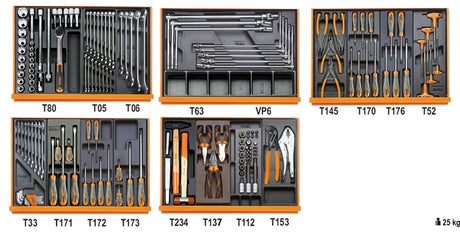 5904VG/5T-ASSORTMENT OF 153 TOOLS