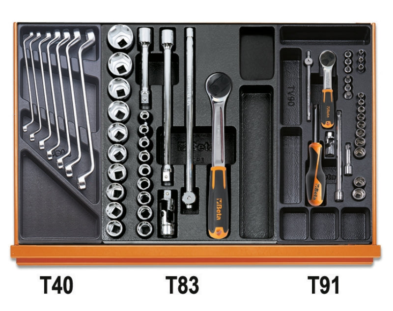 5904VI/2T-ASSORTMENT OF 153 TOOLS