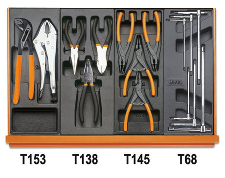 5904VI/2T-ASSORTMENT OF 153 TOOLS