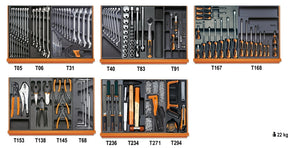 5904VI/2T-ASSORTMENT OF 153 TOOLS