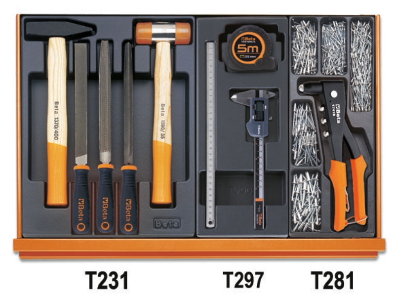 5904VI/3T-ASSORTMENT OF 142 TOOLS