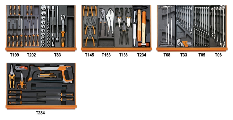 5904VU/2T-ASSORTMENT OF 104 TOOLS