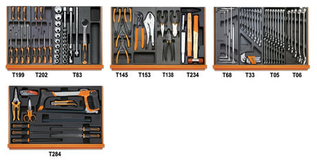 5904VU/2T-ASSORTMENT OF 104 TOOLS