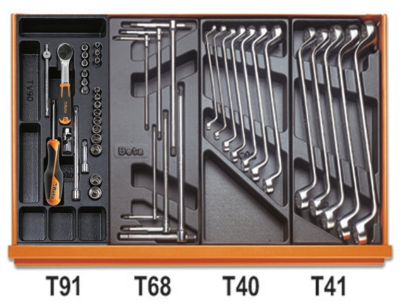 5908VI/2T-ASSORTMENT OF 232 TOOLS