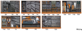 5908VI/2T-ASSORTMENT OF 232 TOOLS