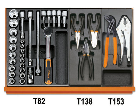5908VU/2T-ASSORTMENT OF 161 TOOLS