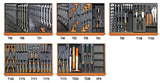 5908VU/2T-ASSORTMENT OF 161 TOOLS