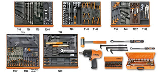 5910VG/3T-ASSORTMENT OF 202 TOOLS