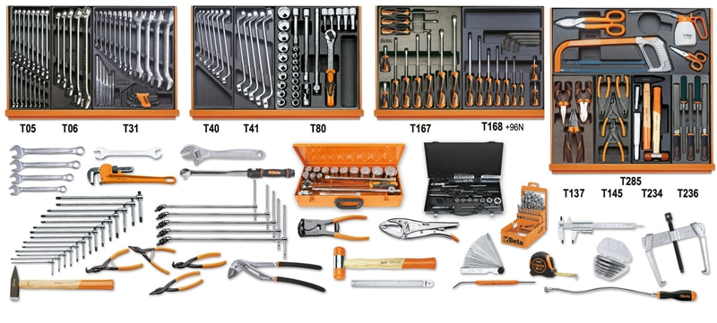 5910VI/3T-ASSORTMENT OF 261 TOOLS