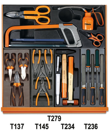 5910VI/3T-ASSORTMENT OF 261 TOOLS