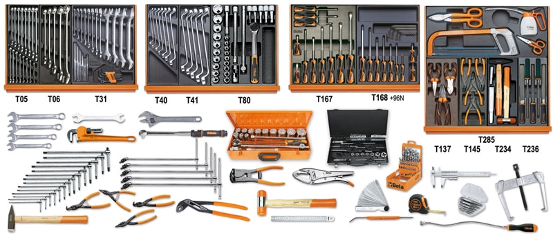 5910VI/3T-ASSORTMENT OF 261 TOOLS