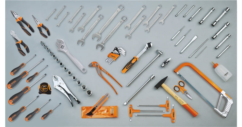 5915VU/3-ASSORTMENT OF 74 TOOLS