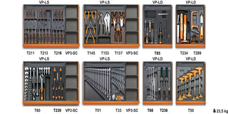 5938U/2T-ASSORTMENT OF 210 TOOLS