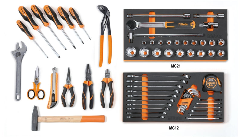 5941VU/M-ASSORTMENT OF 64 TOOLS
