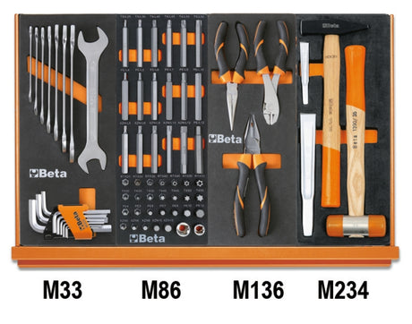 5988U/7M-ASSORTMENTS OF 215 TOOLS