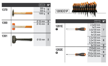 6600 M/406-ASSORTMENT OF 107 TOOLS