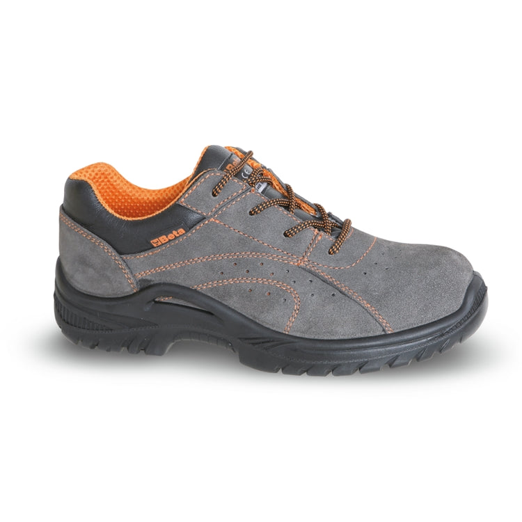 7210BKK SOFT SUEDE SHOE, PERFORATED
