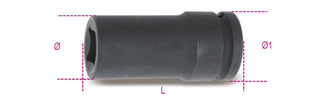 728LQ 21-IMPACT SOCKETS, LONG SERIES