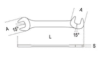 73 Small Double Open-End Wrench