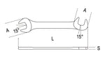 73 10-SMALL DOUBLE OPEN END WRENCHES