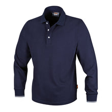 7557BL THREE-BUTTON POLO SHIRT, BLUE