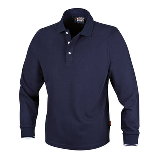 7557BL THREE-BUTTON POLO SHIRT, BLUE