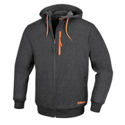 7665G HOODED FLEECE SWEATSHIRT GREY