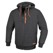 7665G HOODED FLEECE SWEATSHIRT GREY